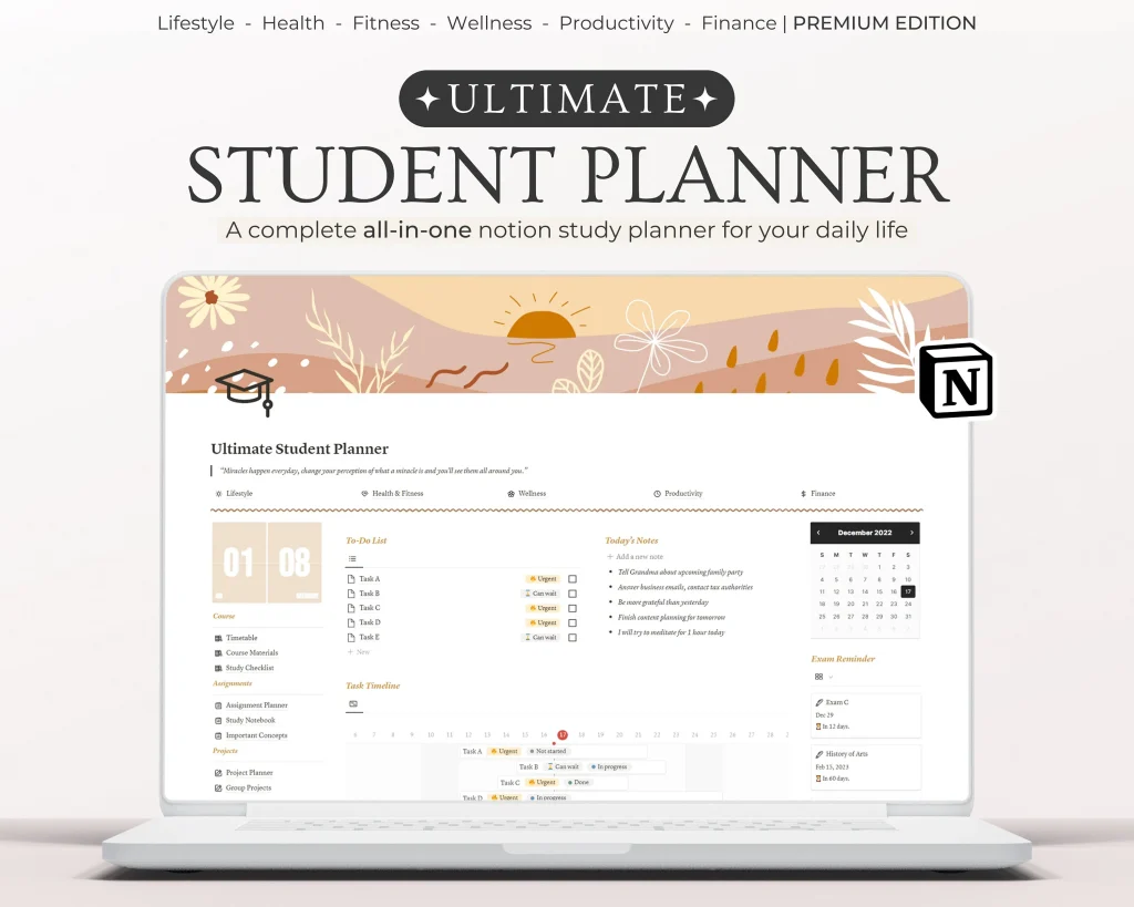 cara membuat template notion untuk mahasiswa semester baru